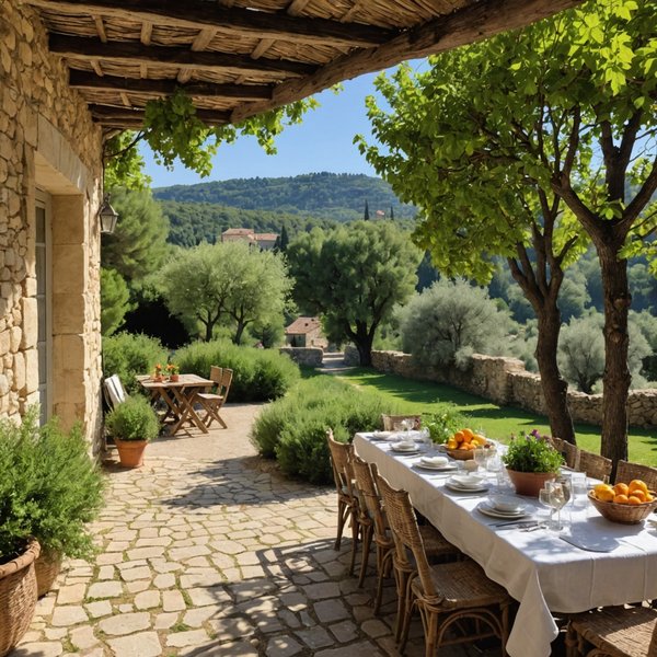 Quels sont les avantages de louer une maison de vacances en Provence avec des ateliers de cuisine et des balades en montagne?